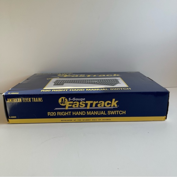 American Flyer Trains AF S-Gauge R20 Right Hand Manual Switch  6-49869 by Lionel - Picture 7 of 7